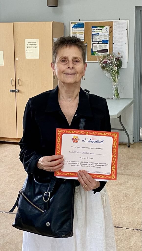 AGA 2024 — Reconnaissance 25 ans, Francine Lamoureux